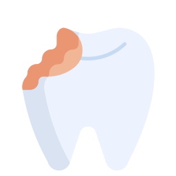 dente rotto icona