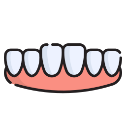 Искусственные зубы иконка