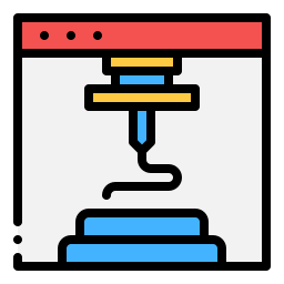 stampante 3d icona
