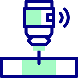 sensor de cor Ícone