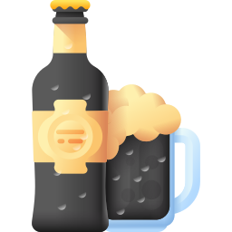 Черное пиво иконка