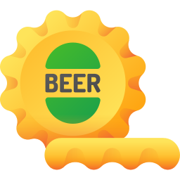 Bottle cap icon