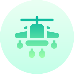 helikopter apache ikona