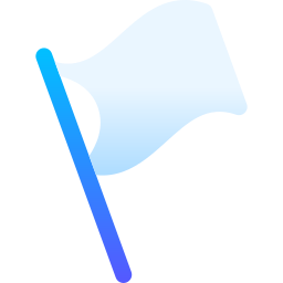 Waving flag icon