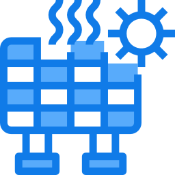 Solar panel icon