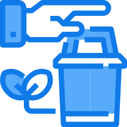 Recycling bin icon