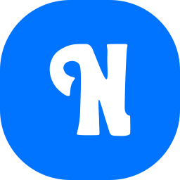 文字n icon