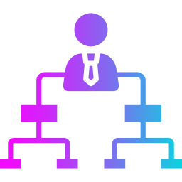 Organization structure icon