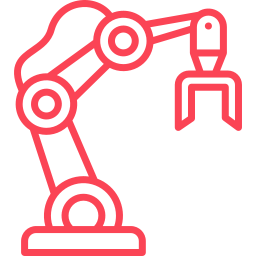 Robot arm icon