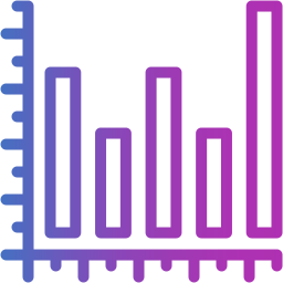 gráfico de barras icono