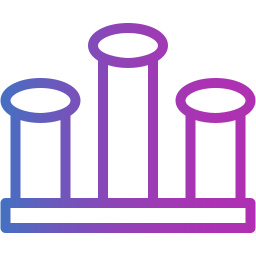 gráfico de barras Ícone