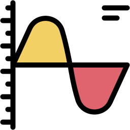 Spline chart icon