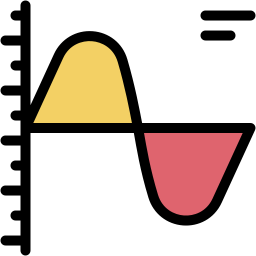 graphique spline Icône