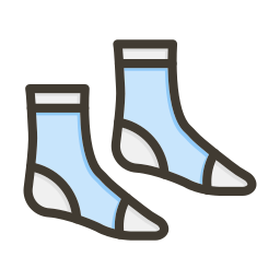par de calcetines icono