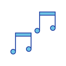 notas musicales icono