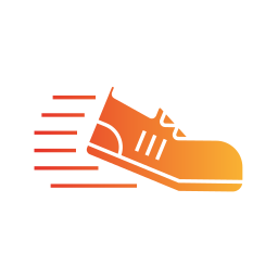 scarpe da corsa icona