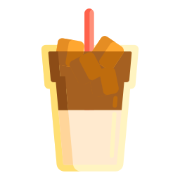 latte helado icono