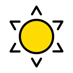 Sun icon