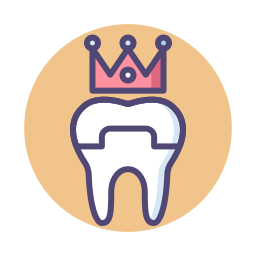 Tooth crowning icon