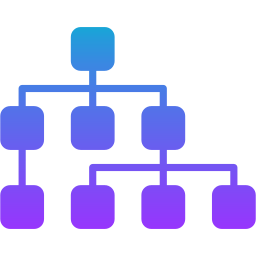 Hierarchical structure icon