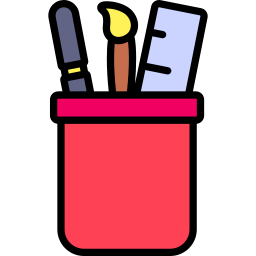 Pencil case icon