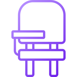 cadeira de secretária Ícone