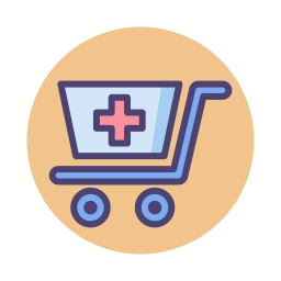 Supplies cart icon