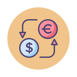 米ドルからユーロへ icon