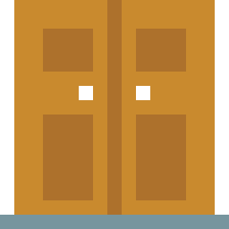 puerta doble icono