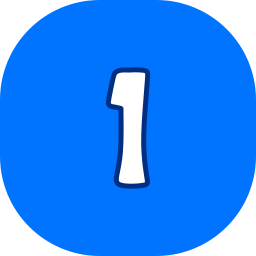 numer 1 ikona