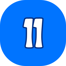 número 11 icono