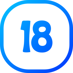 Number 18 icon