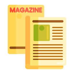 Magazine layout icon