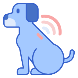 microchip per animali domestici icona