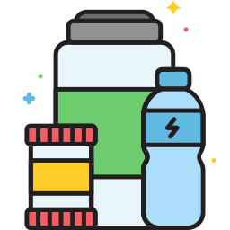 Functional food beverages icon