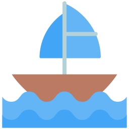 Sailing boat icon