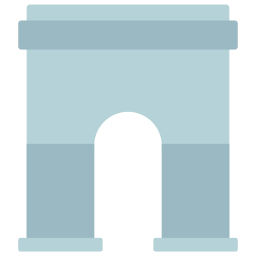 Arch of triumph icon