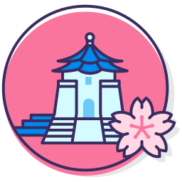 tajwański kwiat wiśni ikona