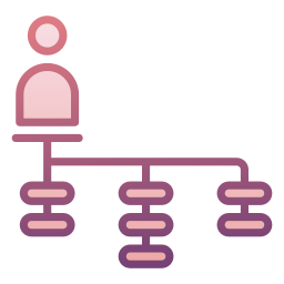 Organizational chart icon