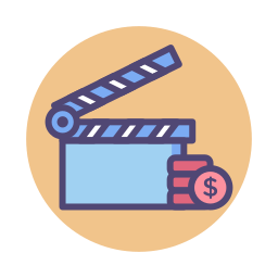 Movie budget icon