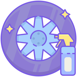 Wheel polishing icon