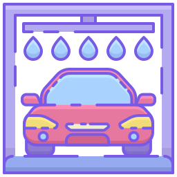 Automated car wash icon