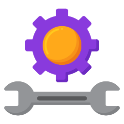 roda dentada Ícone