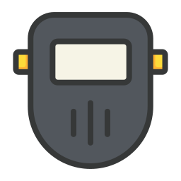 Welding mask icon