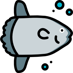 słoneczna ryba ikona