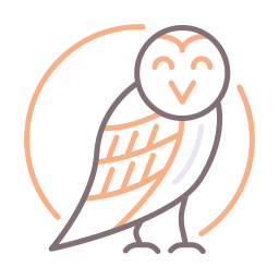 Cute owl icon