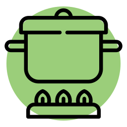 Cooking pot icon