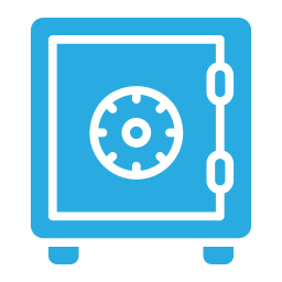 caja de seguridad icono