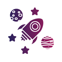 Outer space icon