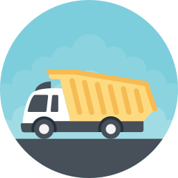 Dump truck icon